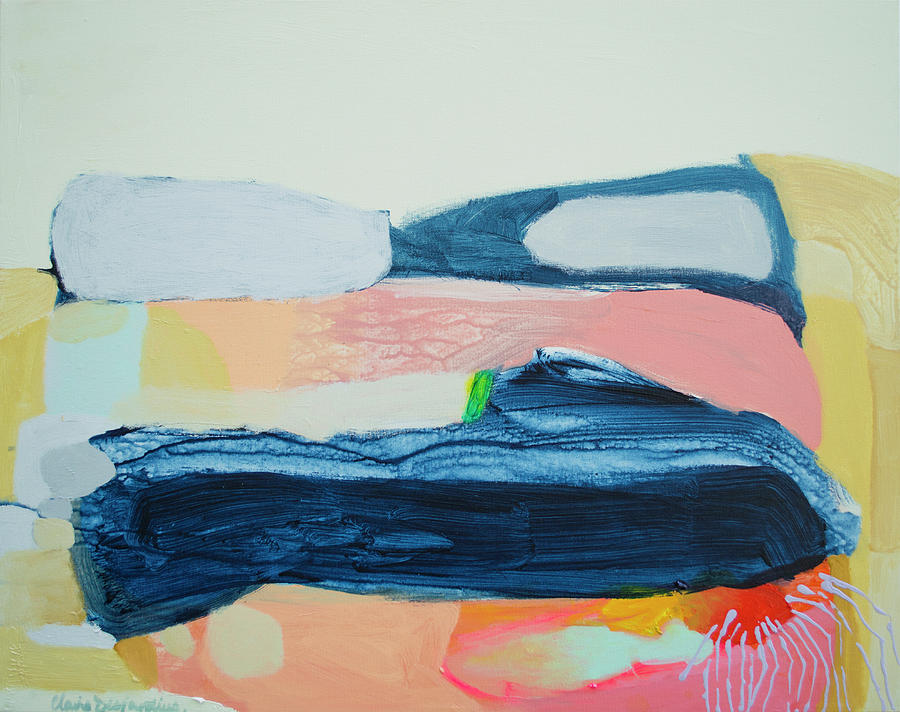 Abstract Painting - Sleep On It by Claire Desjardins