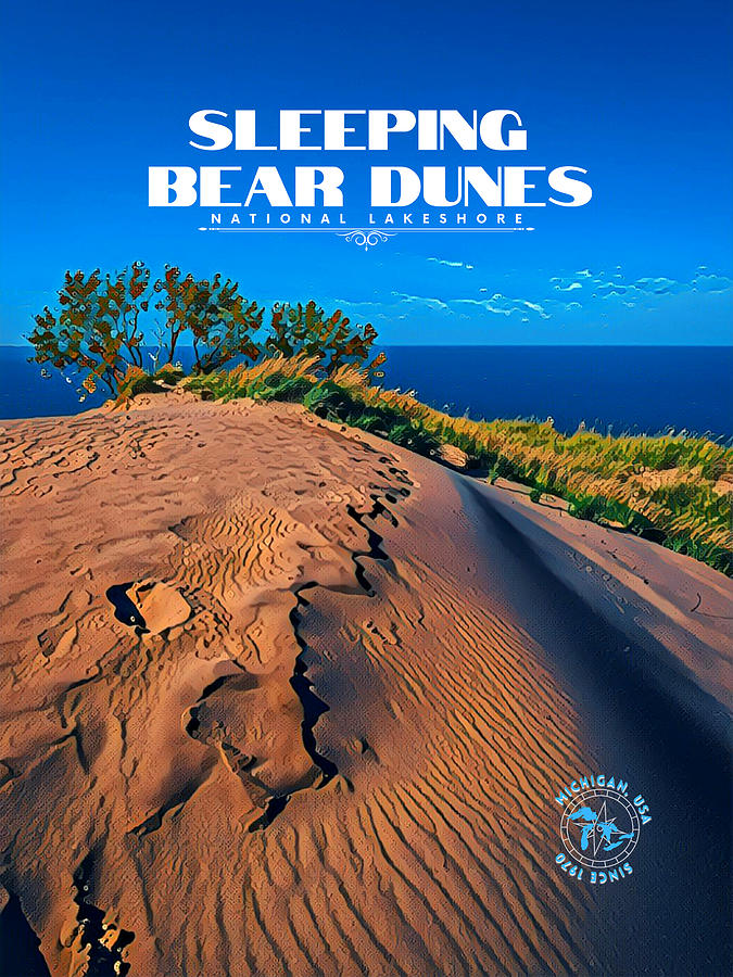 Sleeping Bear Dunes National Lakeshore Poster Photograph by Christopher Thomas