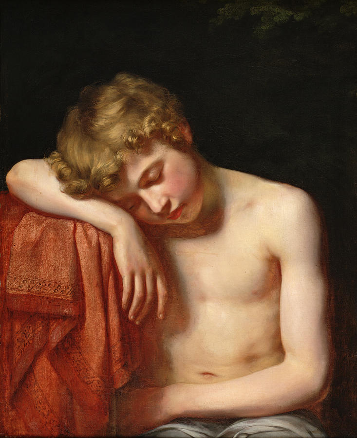 Sleeping boy Painting by Woutherus Mol