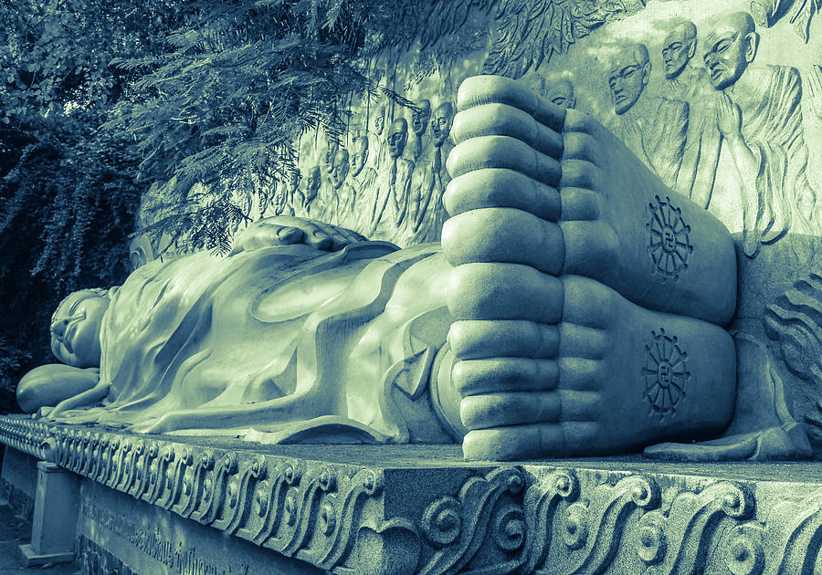 Sleeping Buddha Photograph by Josu Ozkaritz