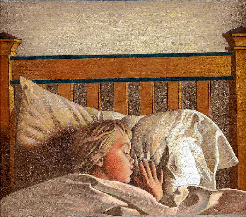 Sleeping Child Drawing - Sleeping Child by Bill Nelson