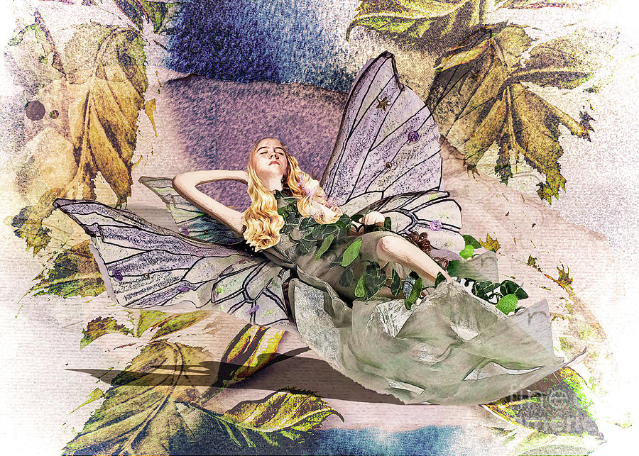 Sleeping Fairy Digital Art by Anthony Ellis