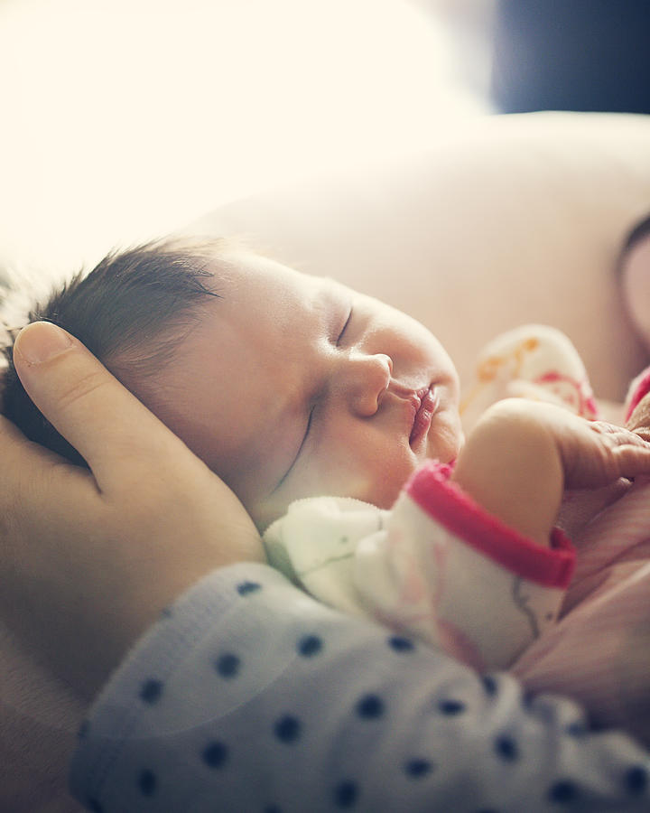 Sleeping Newborn baby Photograph by Ty Alexander Photography