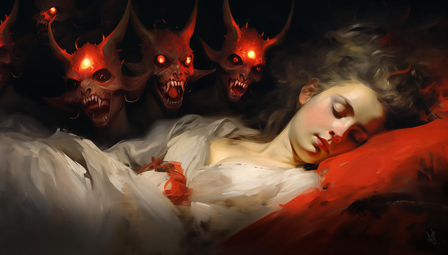 Sleeping With Demons Digital Art by Jackson Parrish