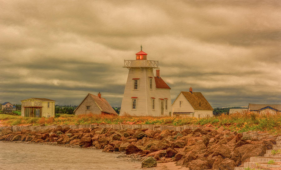 Lighthouse Photograph - Sleepy Afternoon in Rustico, Prince Edward Island by Marcy Wielfaert