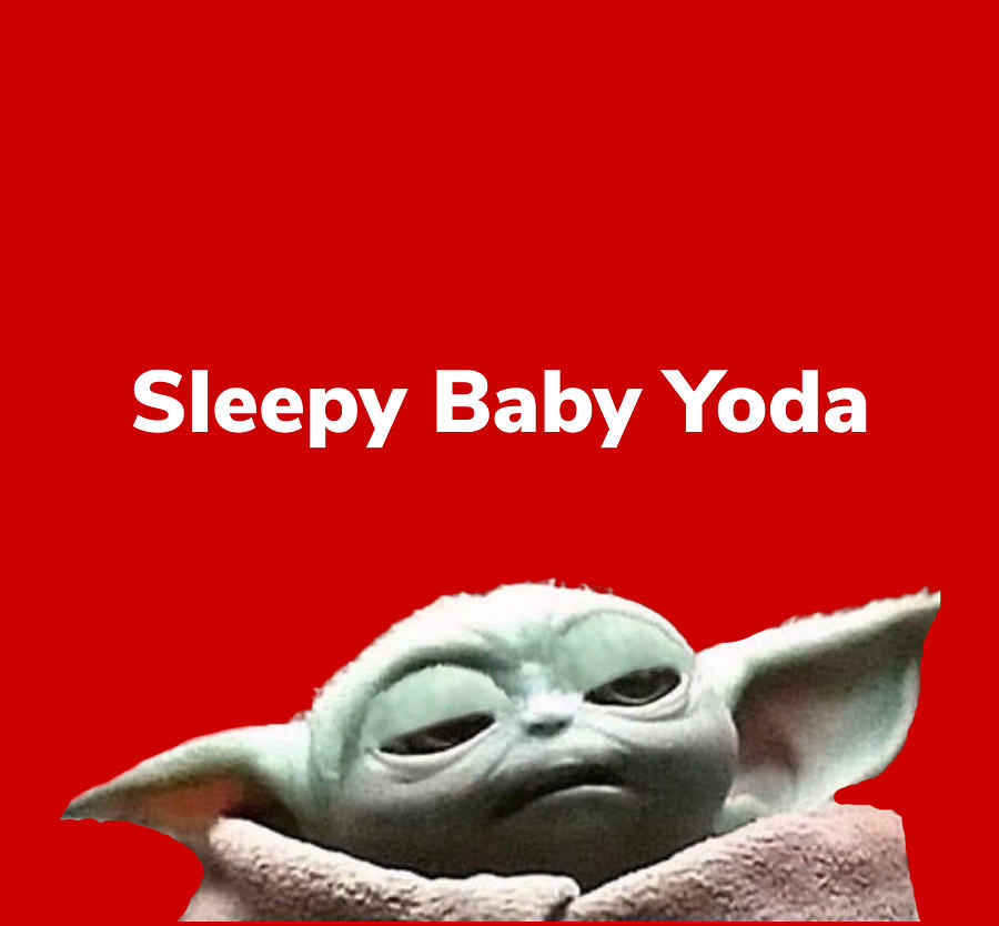 Sleepy Baby Yoda Photograph by Dot Rambin | Pixels