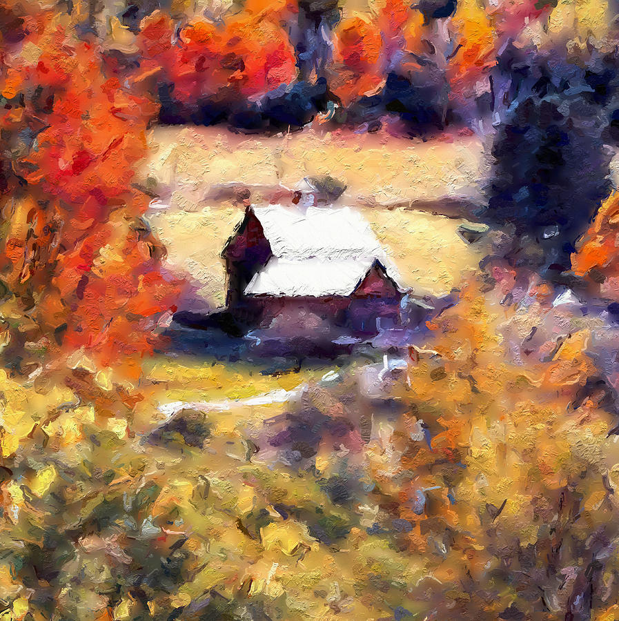 Sleepy Hollow Autumn Painting Painting by Dan Sproul