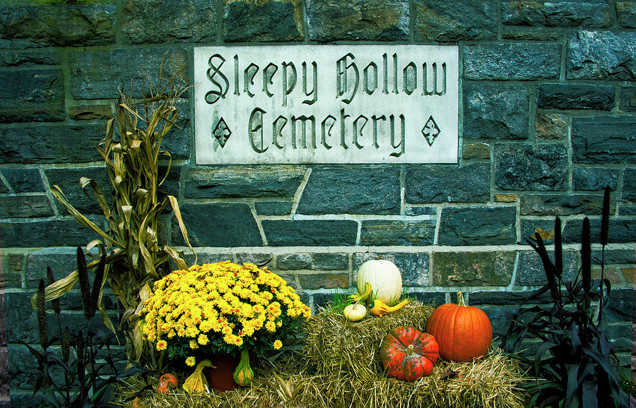 Sleepy Hollow Cemetery Entrance Photograph by Gary Slawsky