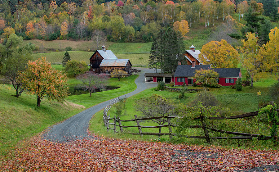Sleepy Hollow Farm, Vermont Photograph by Sally Cooper