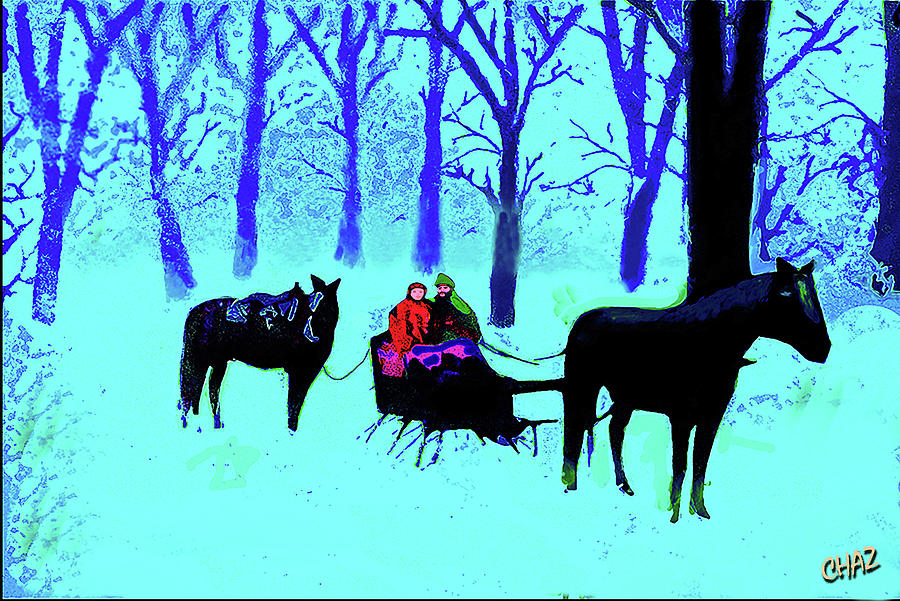 Sleigh Ride Painting by CHAZ Daugherty