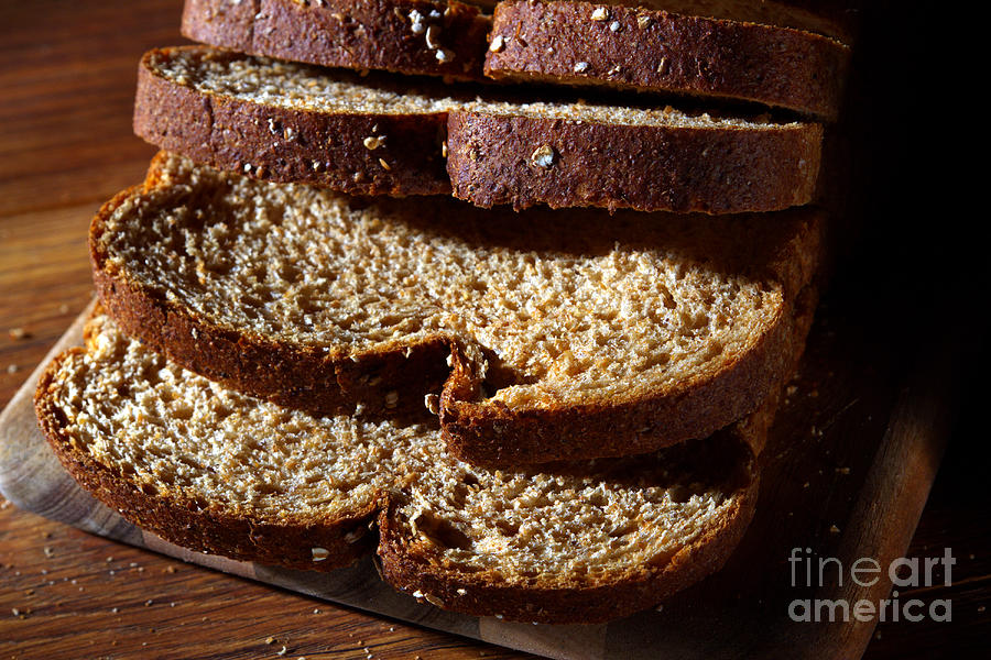 Sliced Whole Wheat Bread Photograph by Olivier Le Queinec