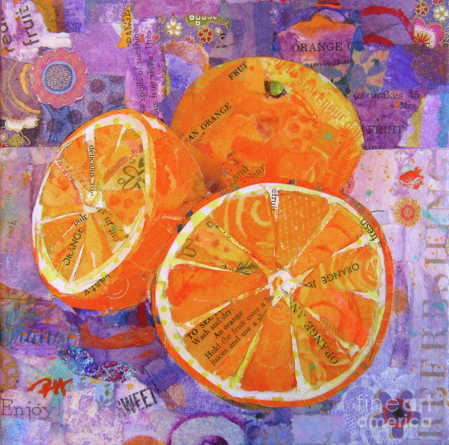 Slices of Sunshine Mixed Media by Patricia Henderson