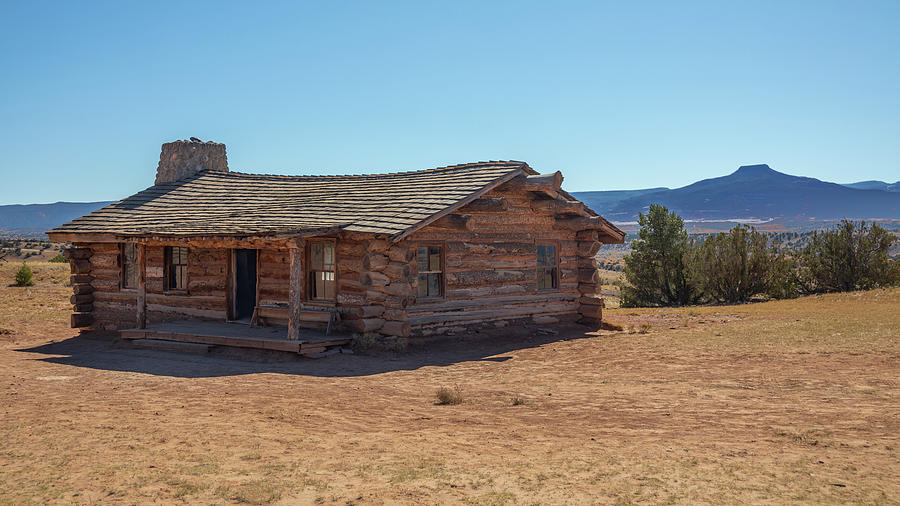 Slick Cabin at Ghost Ranch Photograph by Nicholas McCabe