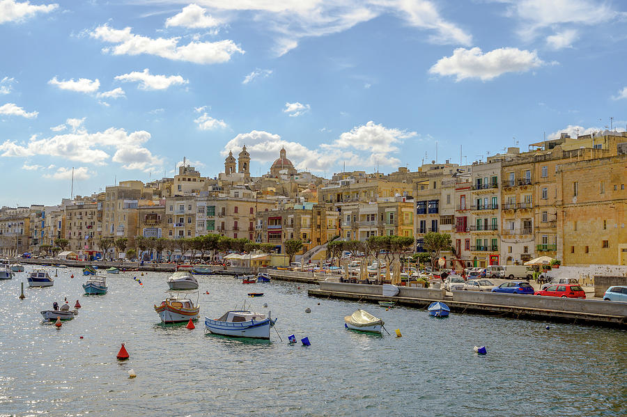 Sliema Town and Harbour Photograph by Roy Pedersen