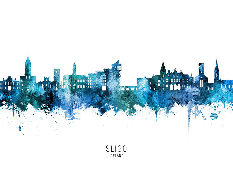 Sligo Ireland Skyline #67 Digital Art by Michael Tompsett