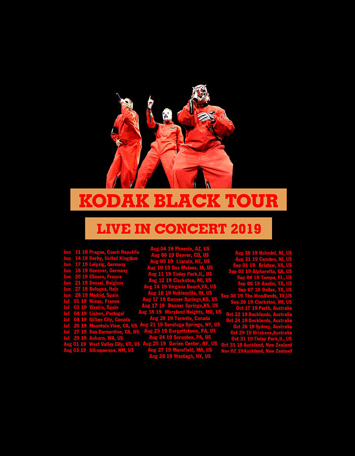 Kodak Black Tour Digital Art by Build Sparkling Pixels