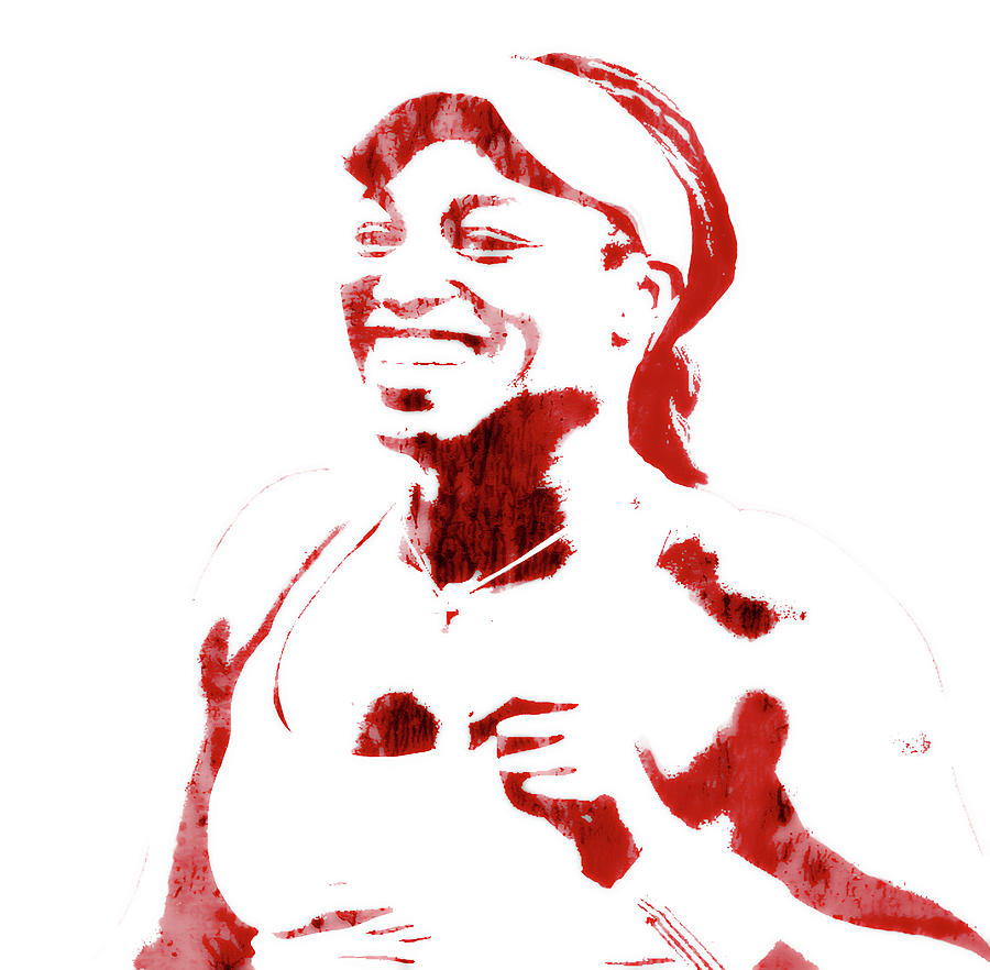 Sloane Stephens  Mixed Media by Brian Reaves