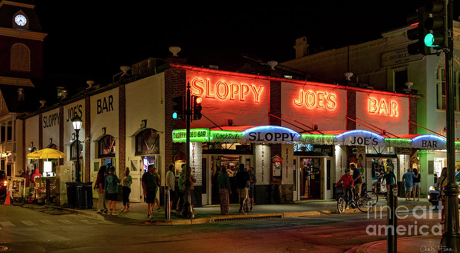 Key West Night Life Photograph by Chris Farr