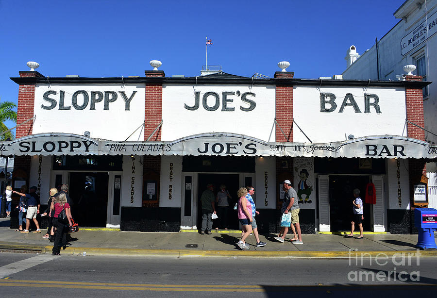 Sloppy Joes Bar work A Photograph by David Lee Thompson