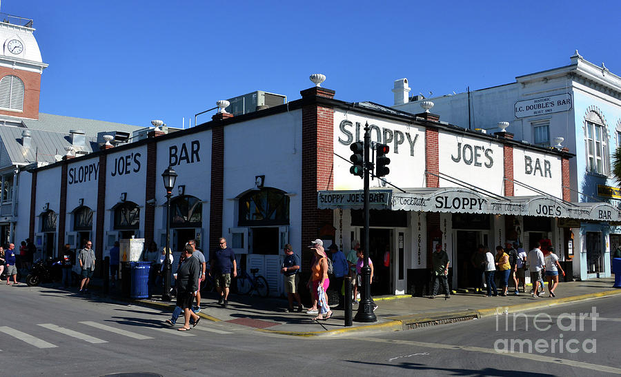 Sloppy Joes Bar work B Photograph by David Lee Thompson