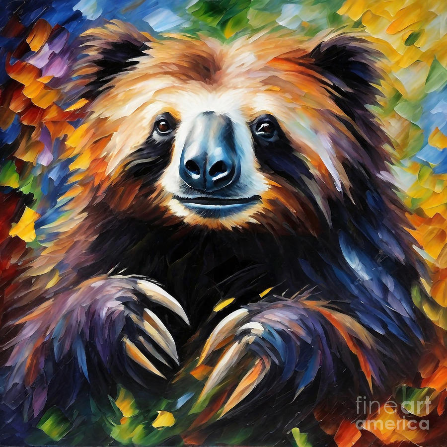 Sloth Bear Drawing