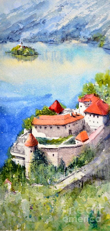 Slovenia #26 17x36cm 2018 smal drawing Painting by Nenad Kojic ...