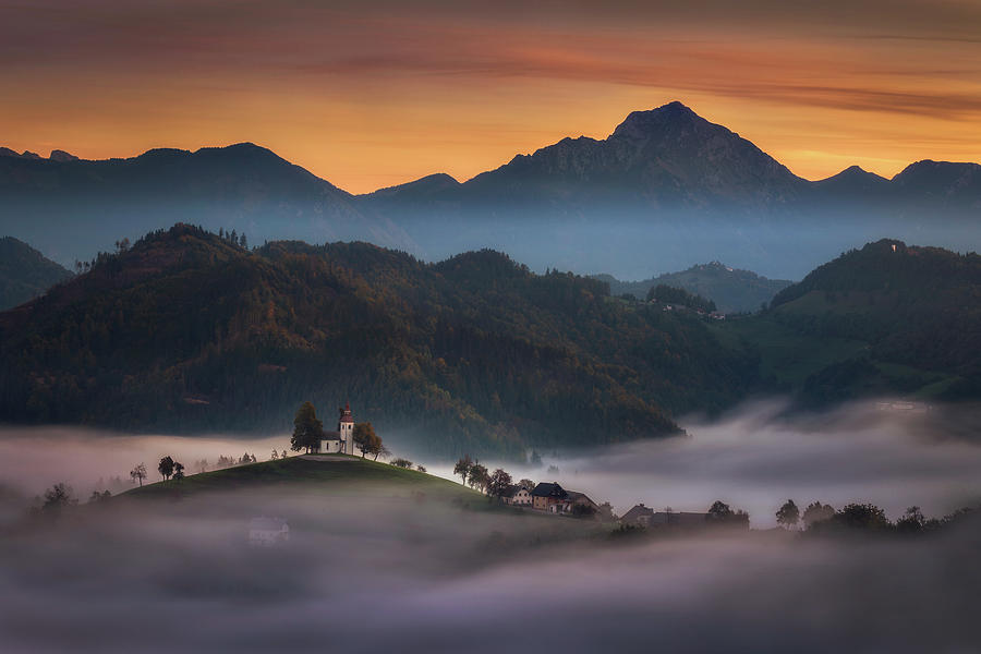 Mountain Photograph - Slovenian countryside III by Piotr Skrzypiec