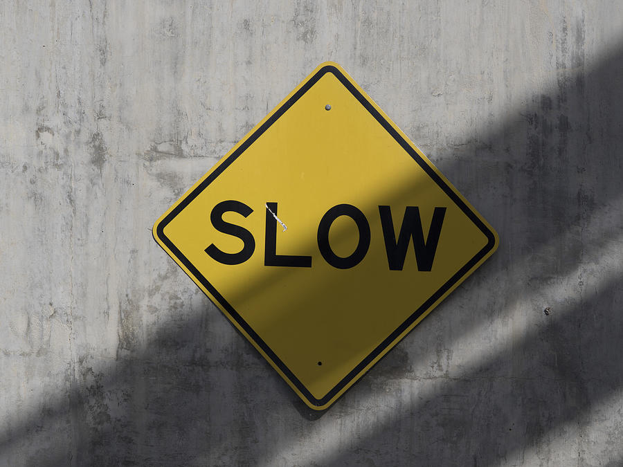 Slow sign Photograph by Siqui Sanchez
