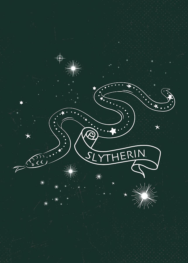 Slytherin Constellation aesthetic funny Painting by Daisy Clarke - Pixels