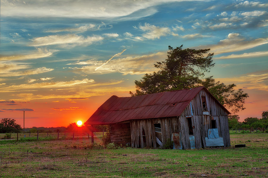 Small Barn Sunset Photograph By Mike Harlan Fine Art America 0411