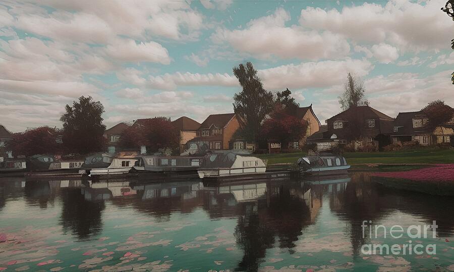 Small Boats in Marina Digital Art by Call Me Abbie - Abbie Shores Small Boats in Marina Digital Art by Call Me Abbie - Abbie Shores