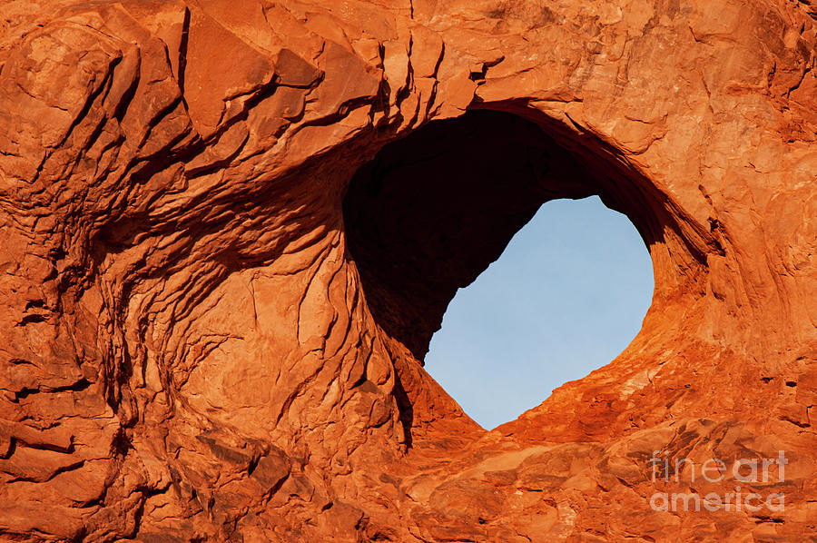 Small Eye in Turret Arch at Sunrise Three Photograph by Bob Phillips