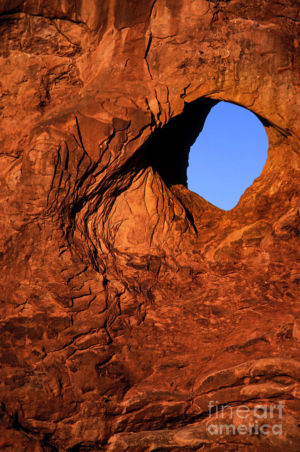 Small Eye in Turret Arch at Sunrise Two Photograph by Bob Phillips