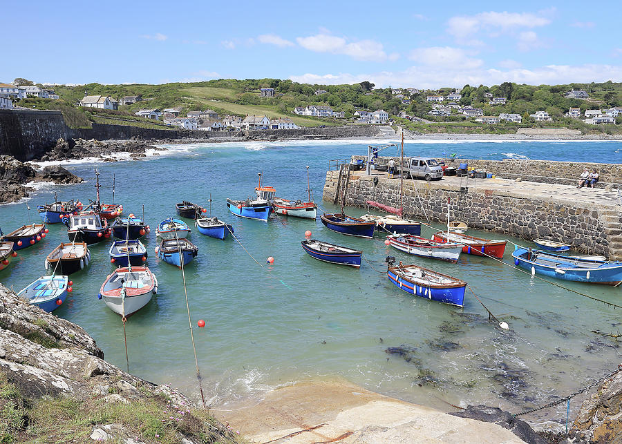 The small harbour Coverack, Cornwall. Photograph by Tony Mills