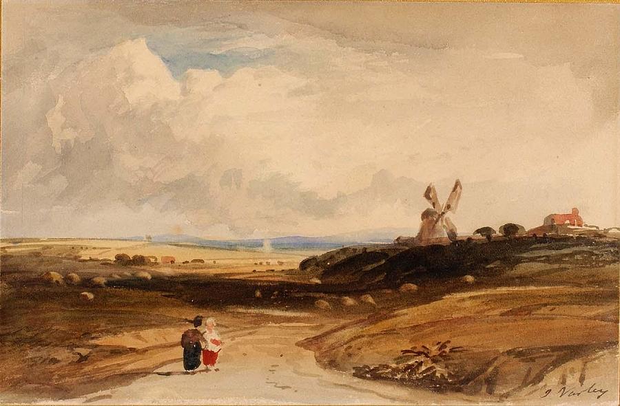 Small Landscape  Dutch  Painting by John Varley  Sr