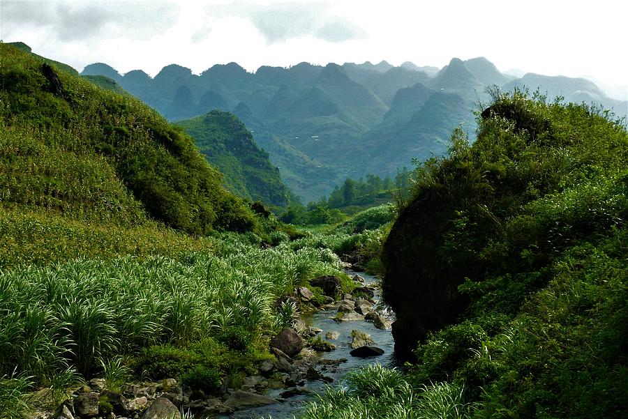 Small river in the mountains of Vietnam Photograph by Robert Bociaga
