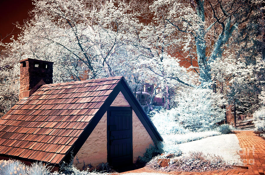 Small Roof Infrared in New Hope Photograph by John Rizzuto