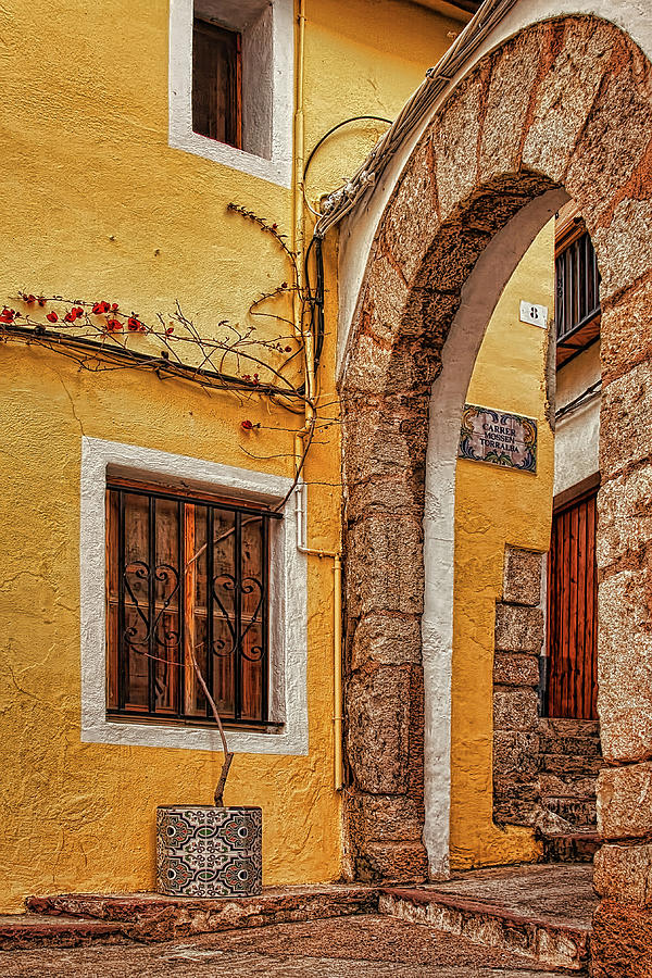 Small street Sagunto, Spain Photograph by Tatiana Travelways