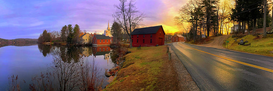 Small Town New England Sunrise Photograph by Joann Vitali