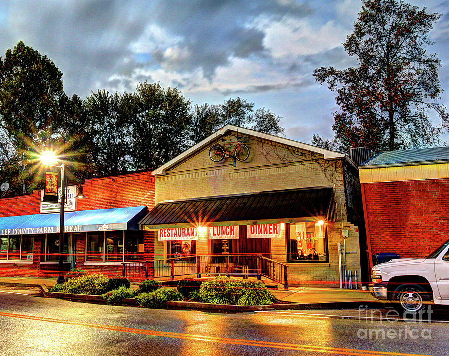 Small Town Restaurant Photograph by Terri Leigh Charles