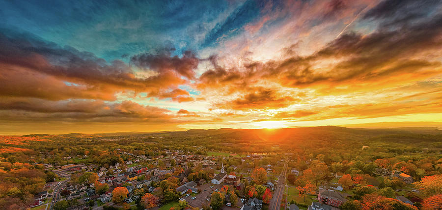 Small Town Sunset Photograph by Thomas Allen - Fine Art America