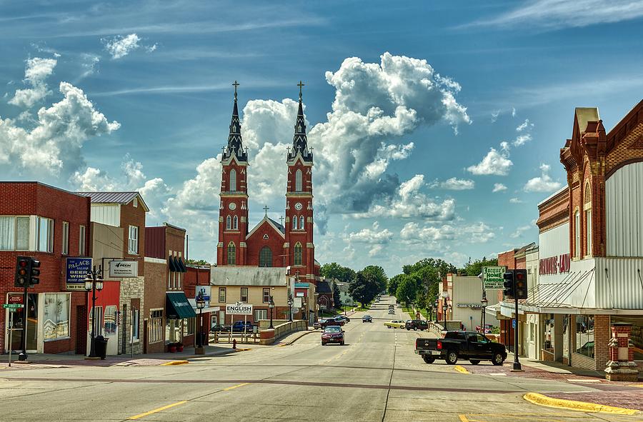 Small Towns of America Dyersville, Iowa Photograph by Mountain Dreams