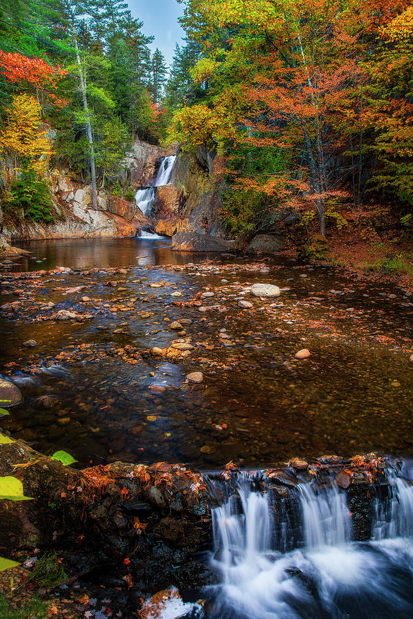 Fall Photograph - Smalls Falls by Mark Papke