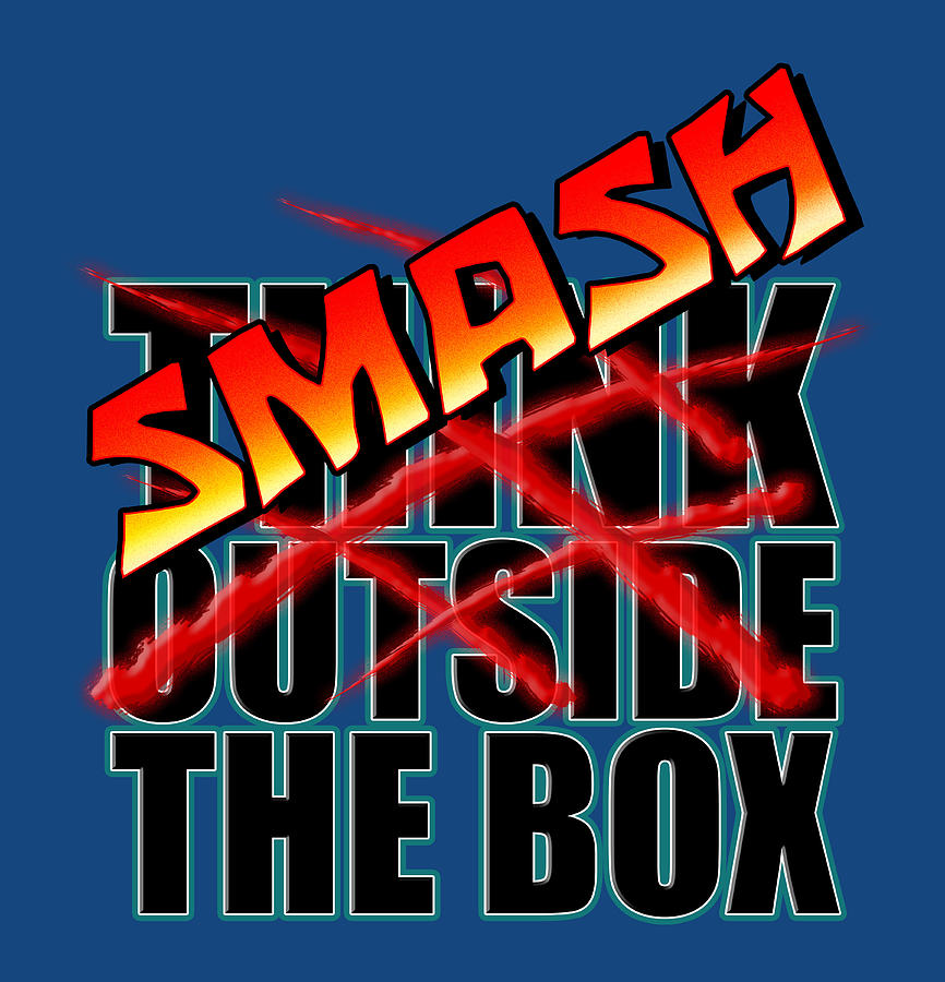 Smash The Box Digital Art by Rick Bartrand