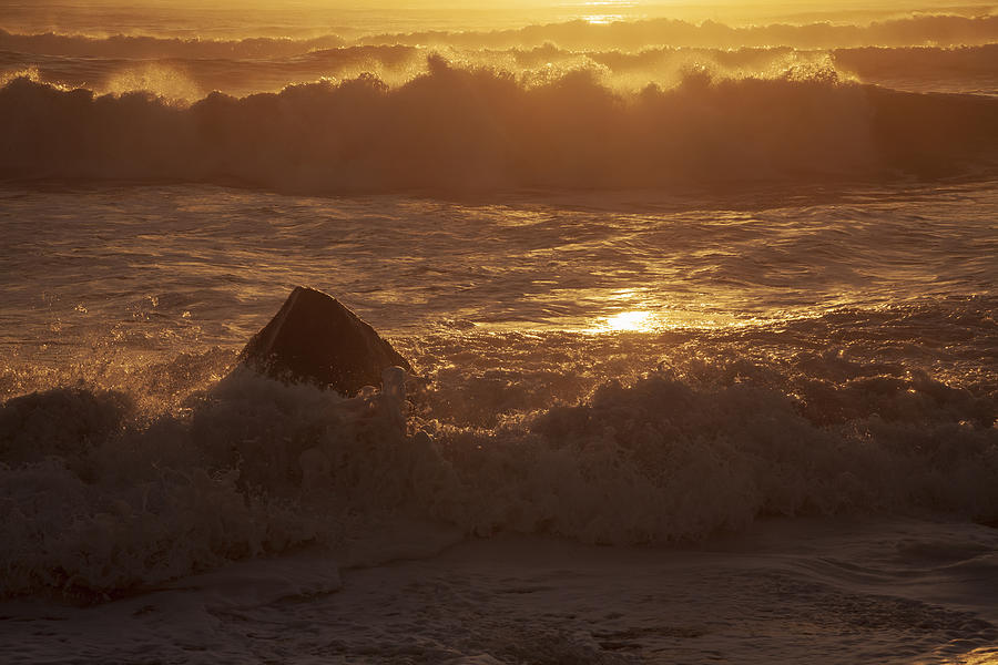 Smashing Surf Sunrise Photograph by Irwin Barrett