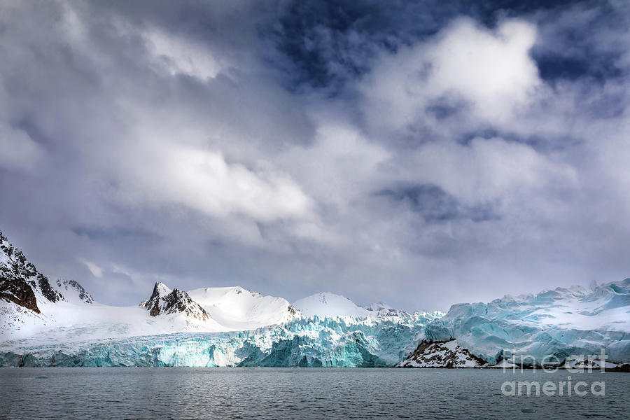 Smeerenburg glacier Svalbard Photograph by Jane Rix