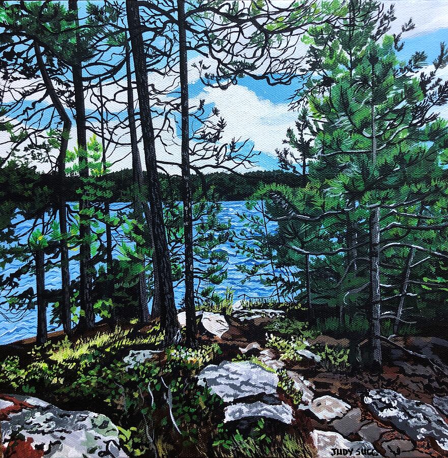 Smell The Pines Painting by Judy Sugg