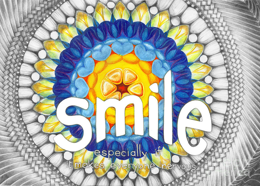 Smile Drawing by Cory Lind Smile Drawing by Cory Lind