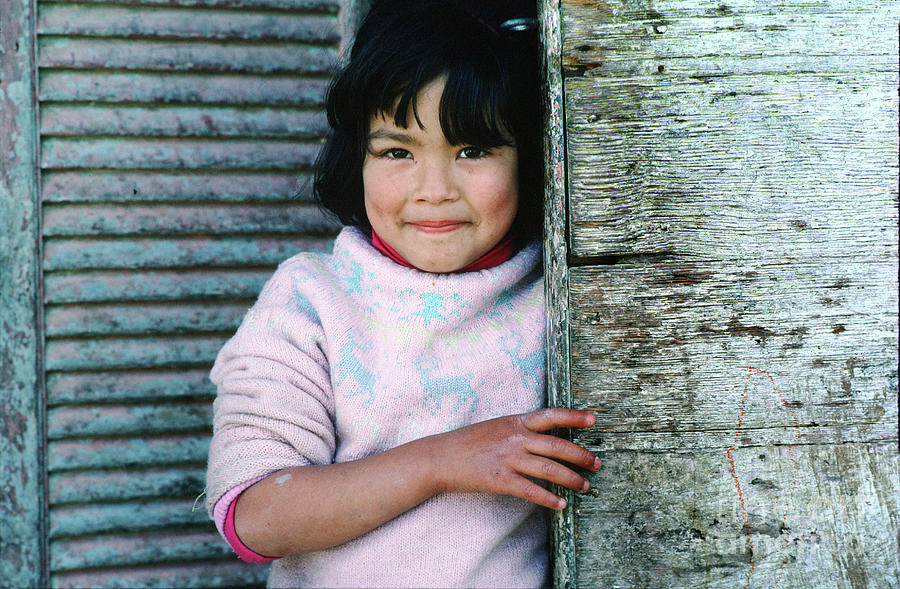 Smiling Girl In Colonia Flores Magone Photograph By Wernher Krutein
