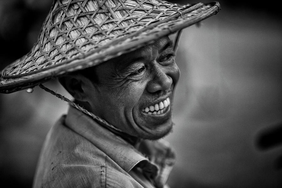 Smiling Sitwee Taxidriver Photograph by David Longstreath